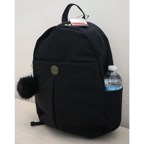Kipling KIA2C8-0OX Women\'s One Size Jet Black Satin Carla Backpack main image 12